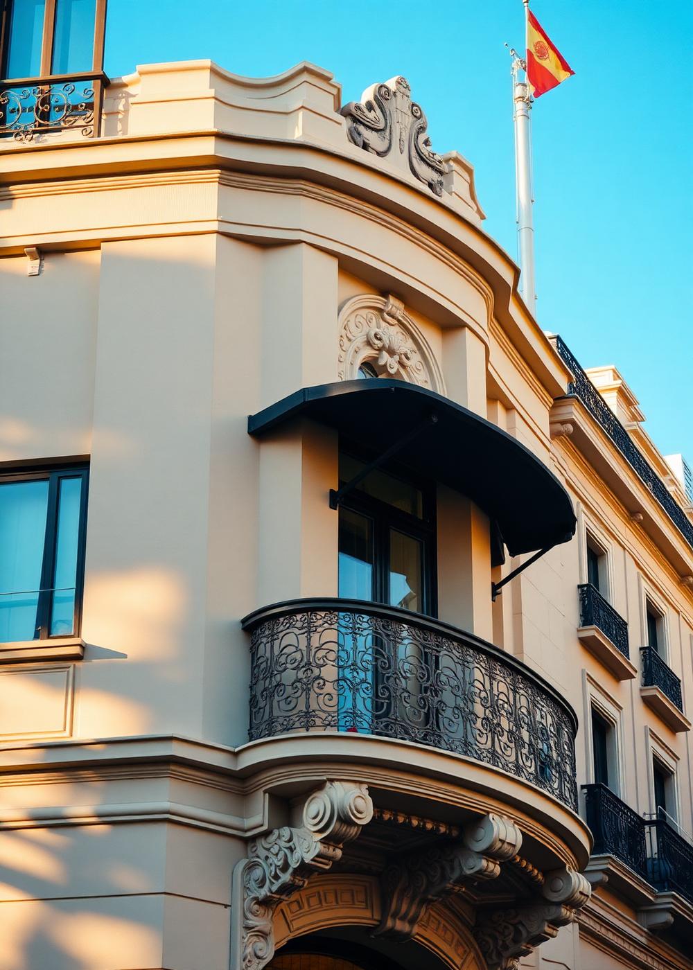 Fachada modernista en Barcelona